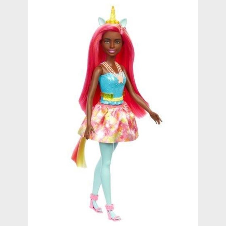 Barbie Dreamtopia Unicorn Doll (Pink/Yellow Hair)