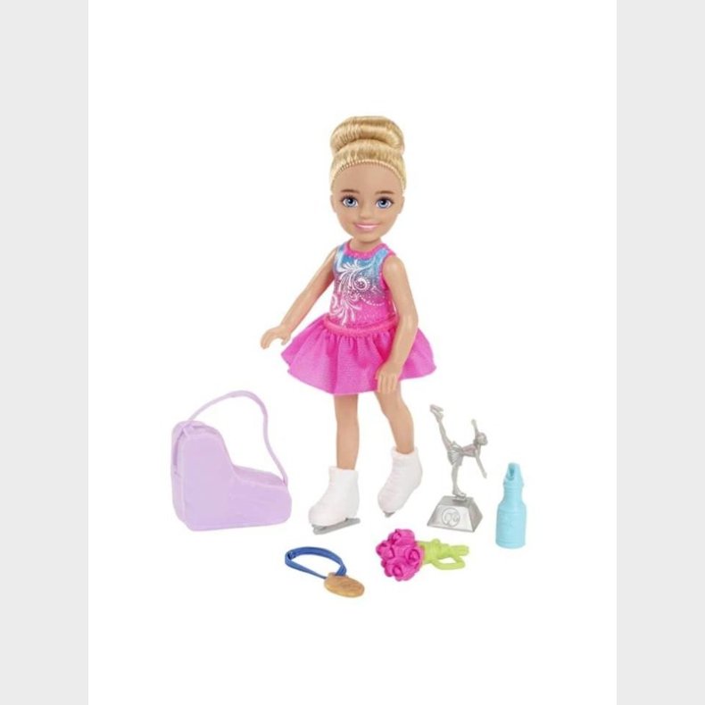 Barbie Chelsea Can Be Playset With Blonde Chelsea Ice Skater Doll (15 cm)