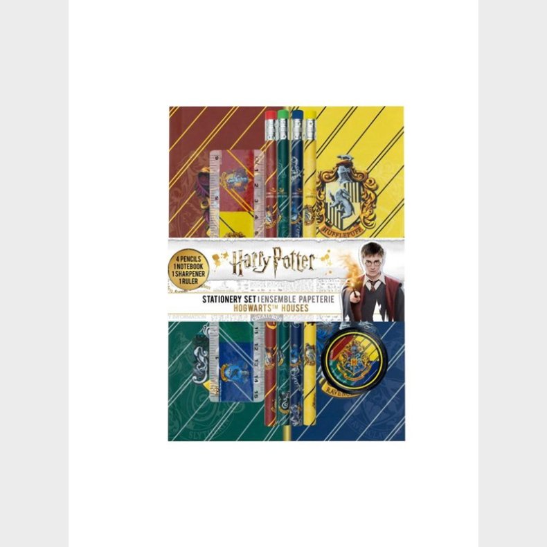 Cinereplicas Harry Potter Stationery Set - Hogwarts houses