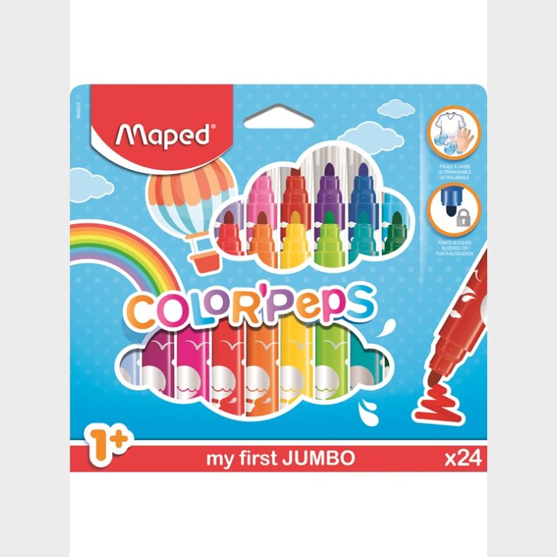 Maped Color&acute;Peps My First Jumbo tusser x24