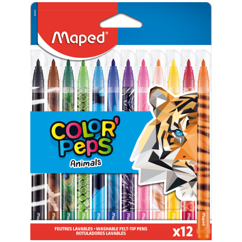 Maped Color'Peps Animals tusser x12