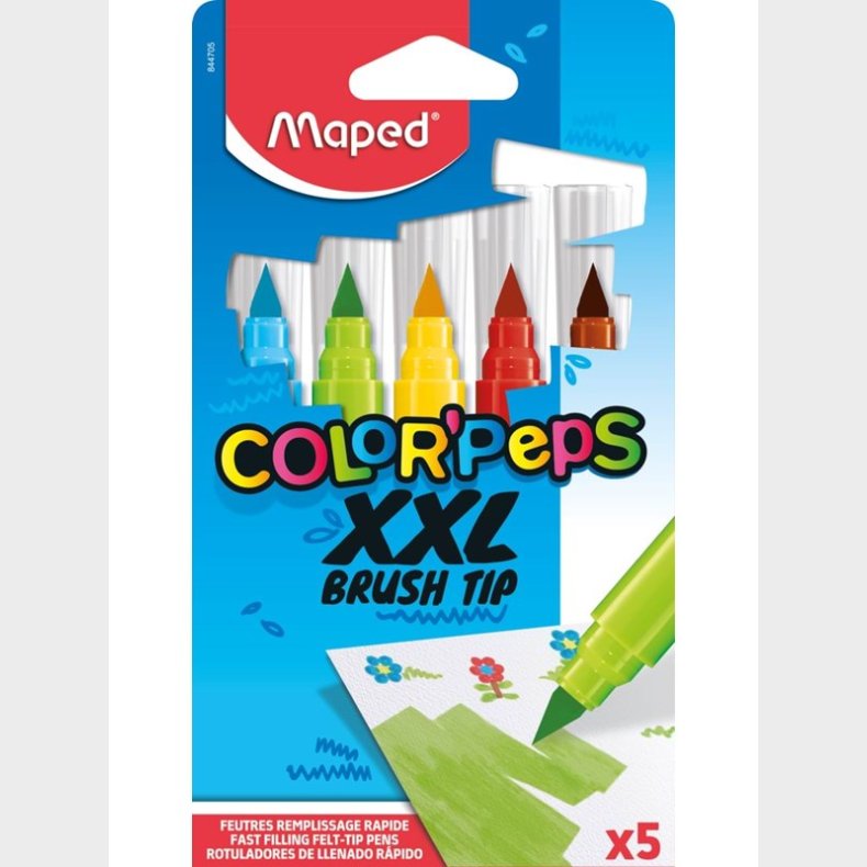 Maped Color&acute;Peps XXL Brush Jumbo tusser x5