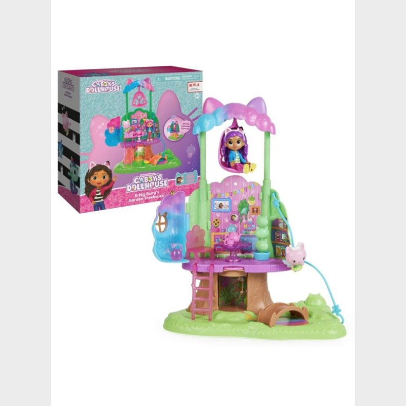 Gabby&apos;s Dollhouse Kitty Fairy&apos;s Garden Treehouse