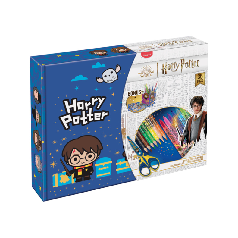 Harry Potter Gaveske, indhold: 28 dele + 50 stickers