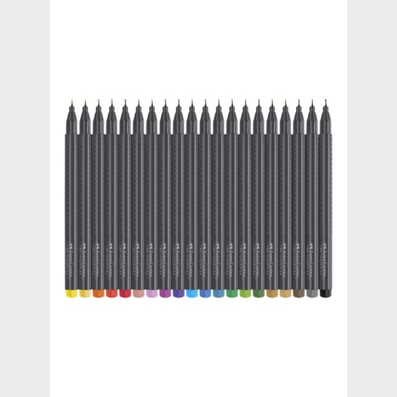 Faber Castell Faber-Castell GRIP - fineliner - assorted colours (pack of 20)