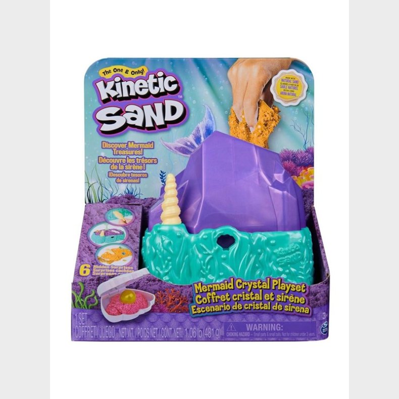 Kinetic Sand Mermaid Crystal Playset