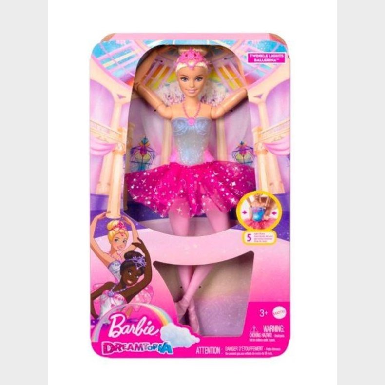 Barbie Dreamtopia Twinkle Lights Ballerina Doll (Blonde)