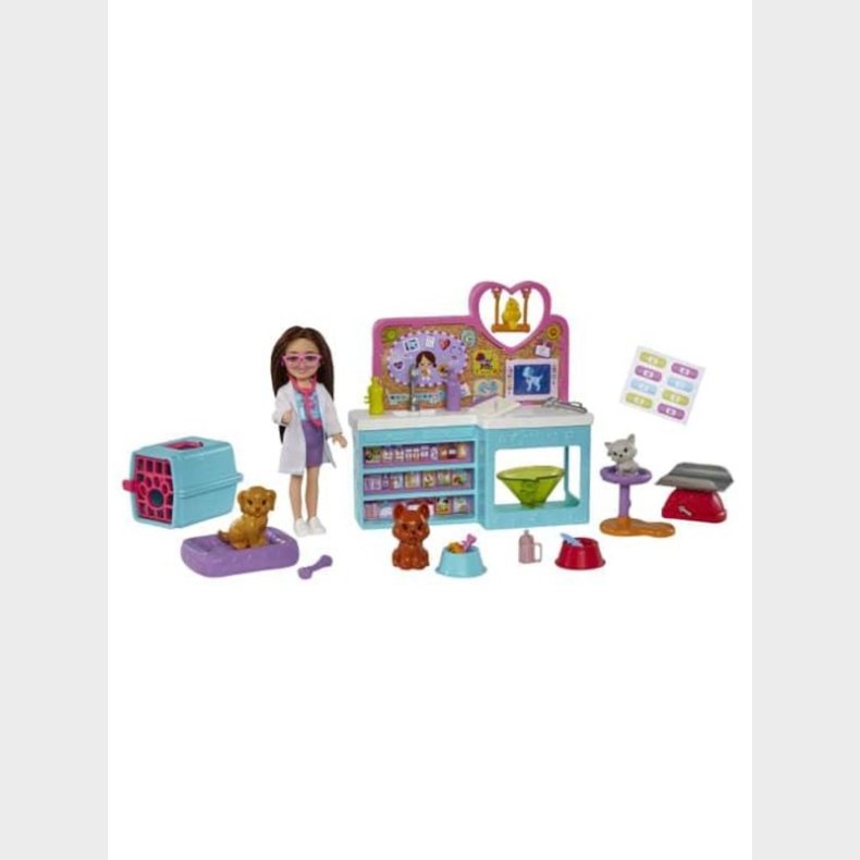 Barbie Chelsea Doll Vet Playset