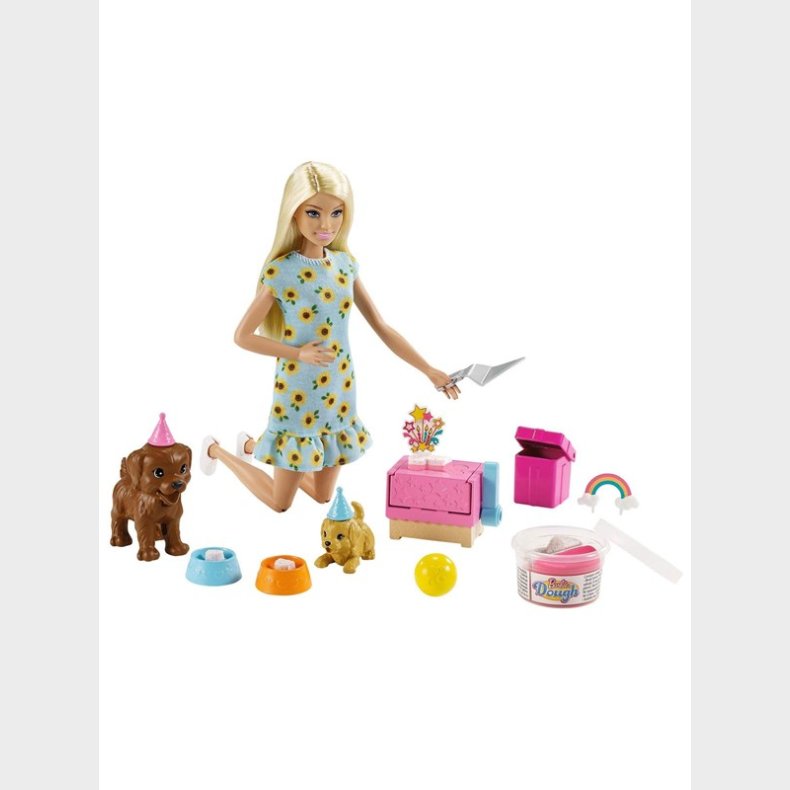 Barbie Doll And Puppy Party Playset (Blonde)