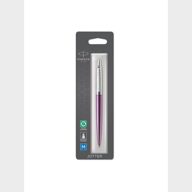 Parker Jotter kuglepen | Victoria violet | medium spids bl blk