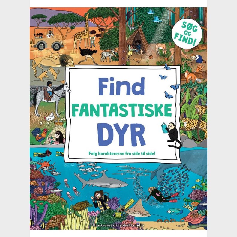 Find fantastiske dyr - Brnebog - Board books