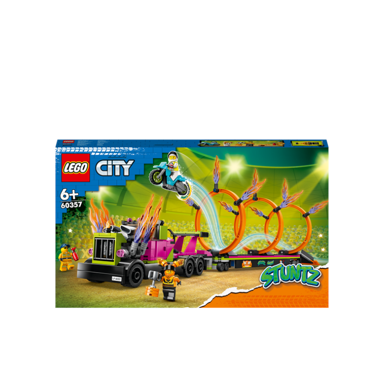 LEGO City 60357 Stunttruck og ildringe-udfordring