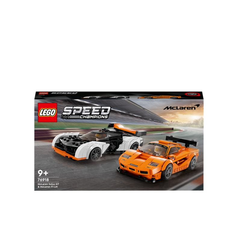 LEGO Speed Champions 76918 McLaren Solus GT og McLaren F1 LM