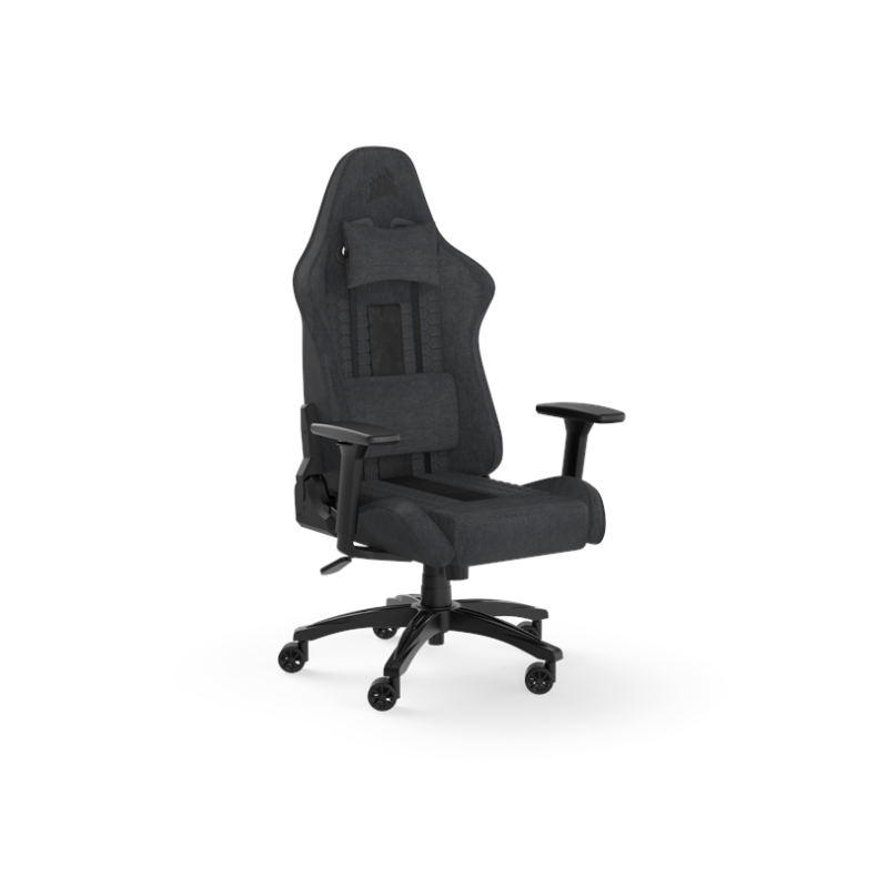 Corsair TC100 Relaxed Fabric Gamer Stol - Gr - Stof - Op til 120 kg