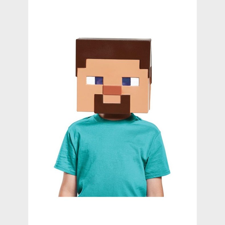 Jakks Minecraft Steve Halvmaske (Barn)