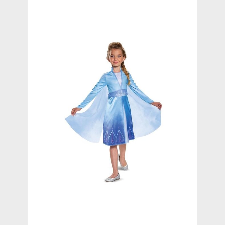 Jakks Disguise - Classic Udkldning - Elsa Traveling Dress (116 cm)