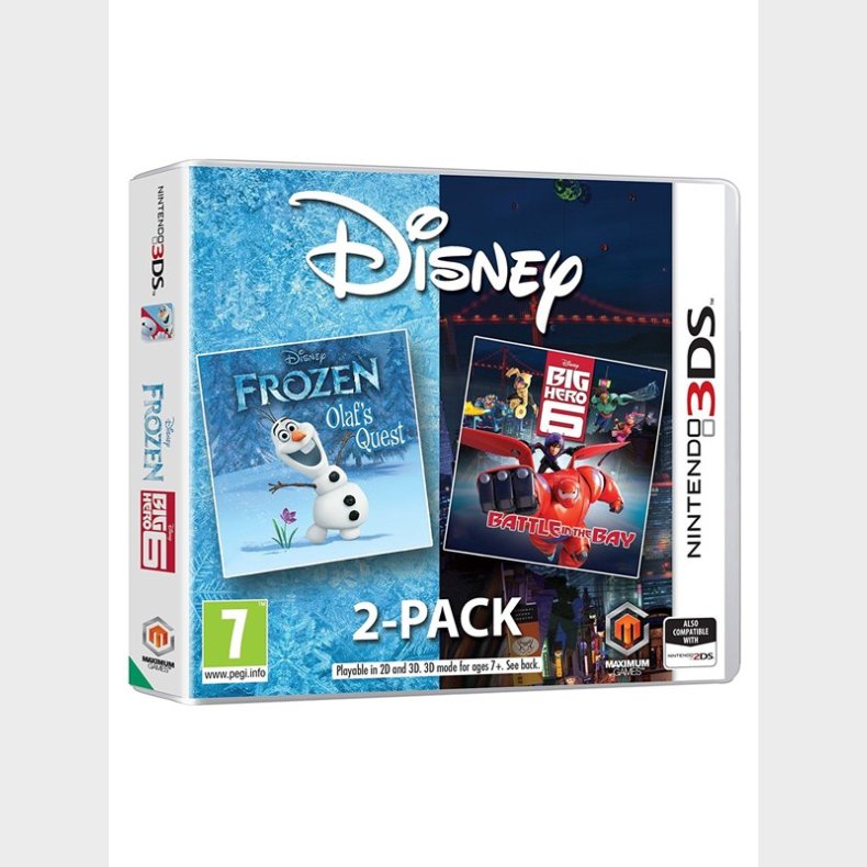 Frozen: Olaf&apos;s Quest + Big Hero 6 Double Pack - Nintendo 3DS - Samlinger