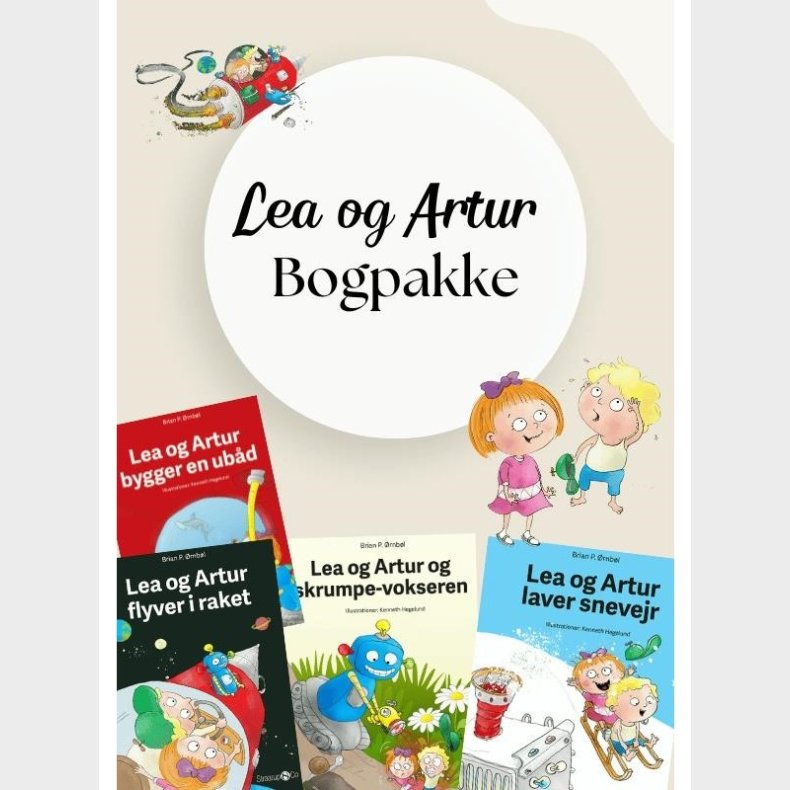 Lea og Artur Bogpakke - Brnebog - hardback