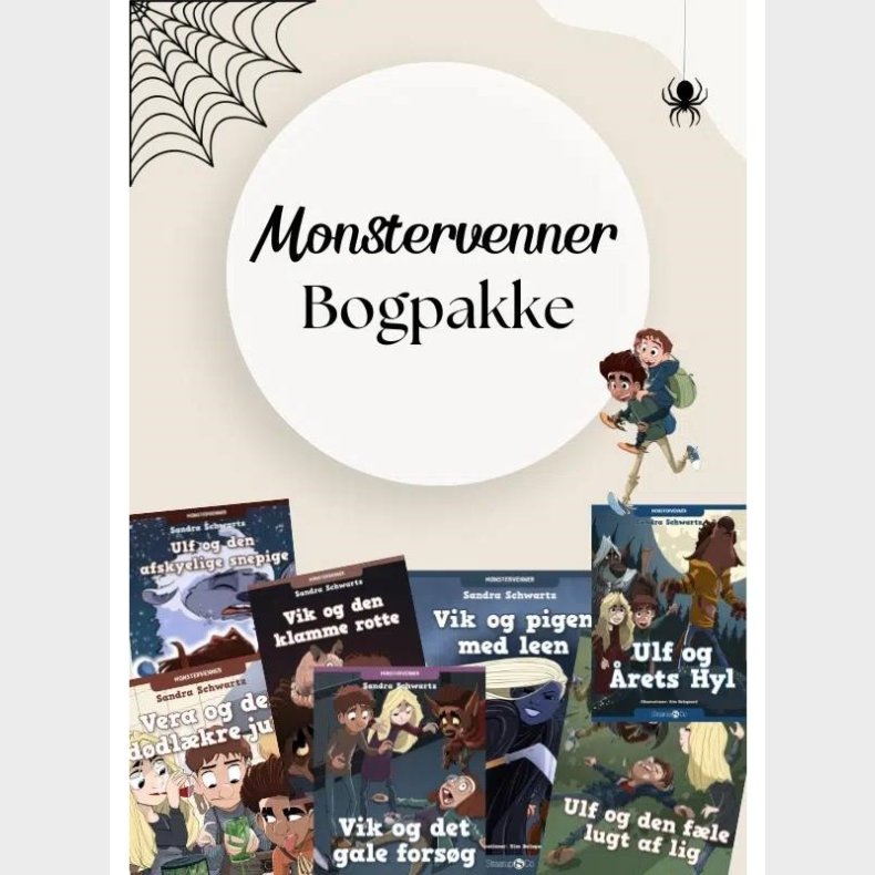 Monstervenner Bogpakke - Brnebog - hardback