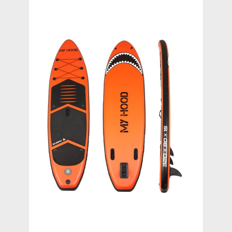 My Hood Sup Board Shark - Orange