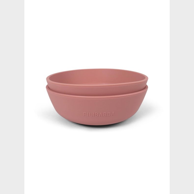 Filibabba Silicone bowl 2-pack - Rose