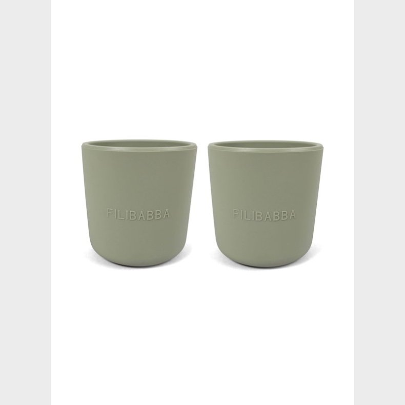 Filibabba Silicone cup 2-pack - Green