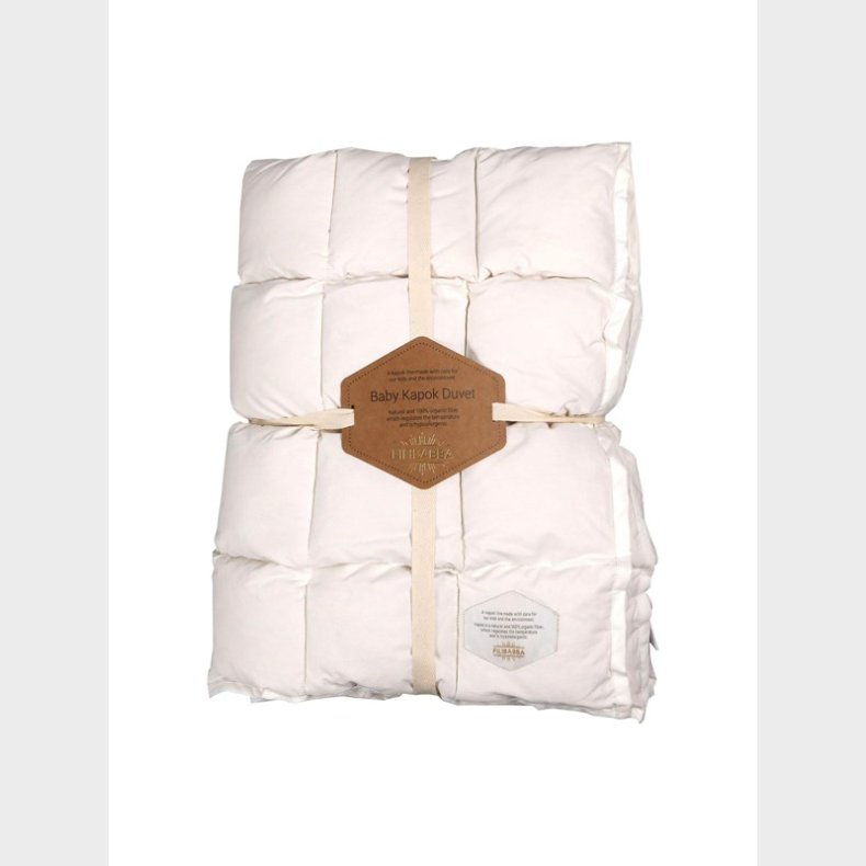 Filibabba Baby duvet - Kapok - nature white