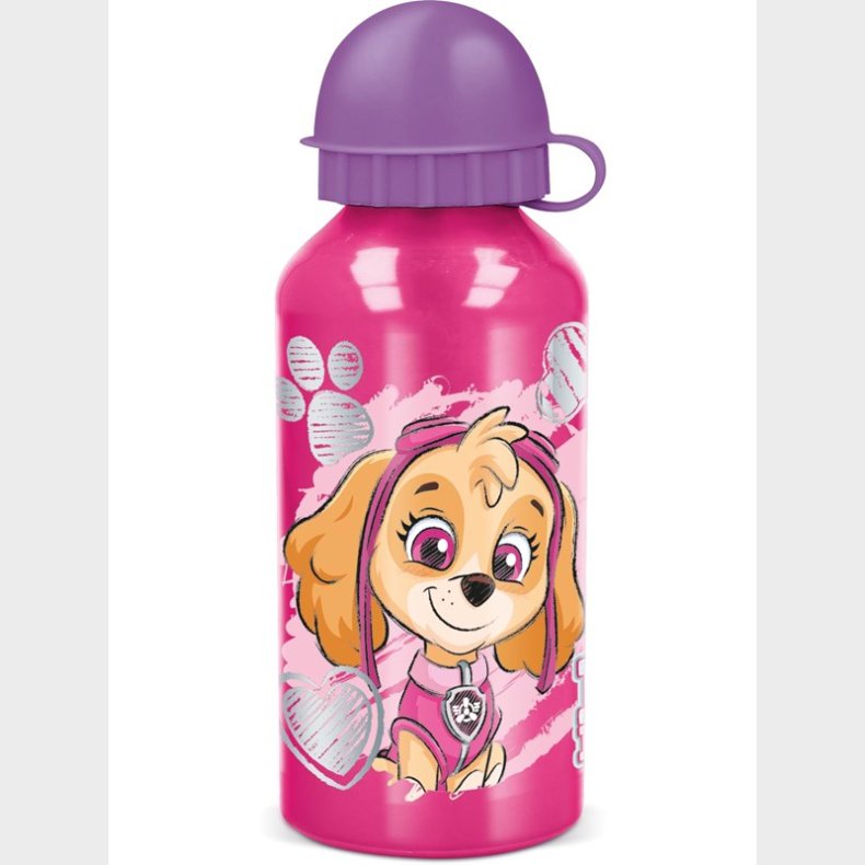 Euromic Paw Patrol Girl vandflaske, alu 400 ml