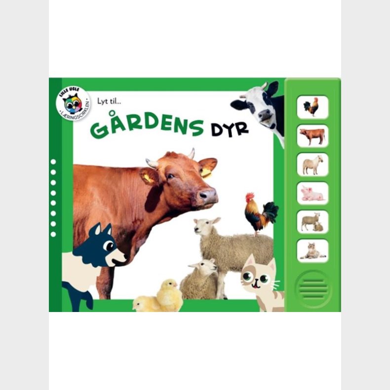 Lyt til - Grdens dyr - Brnebog - Board books