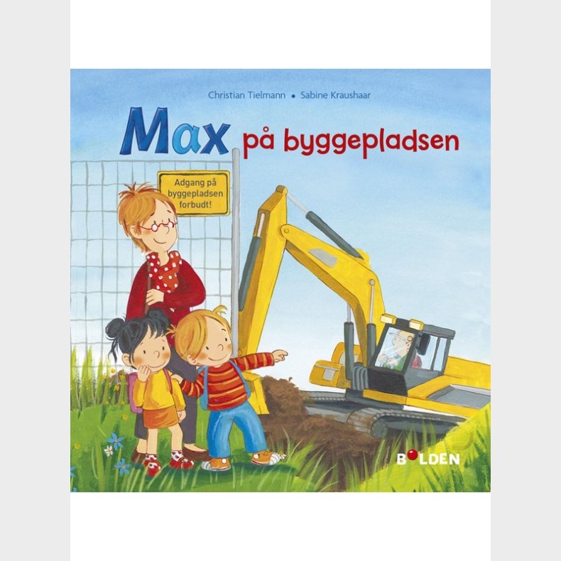 Max p byggepladsen - Brnebog - hardback