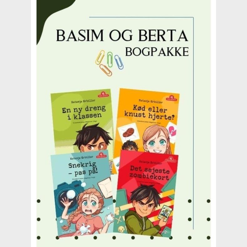 Basim og Berta Bogpakke - Brnebog - hardback