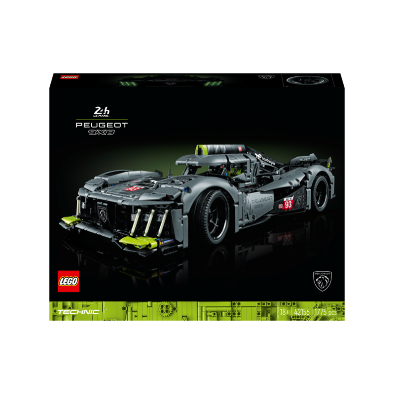 LEGO Technic 42156 PEUGEOT 9X8 24H Le Mans Hybrid Hypercar