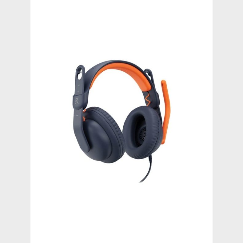 Logitech Zone Learn Wired Over-Ear Headset for Learners USB-C - headphones with mic - replacement