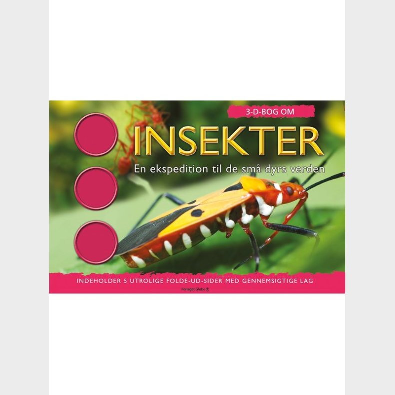 3D Bog om Insekter - Brnebog - hardback