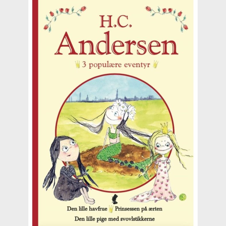 H. C. Andersen - 3 populre eventyr Rd - Brnebog - hardcover