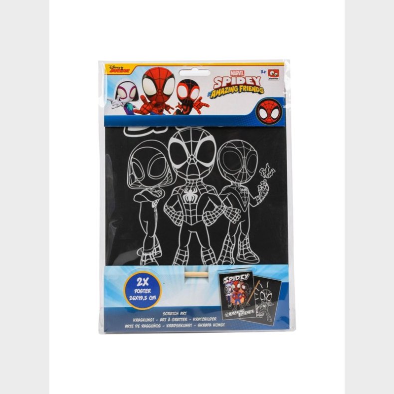 Canenco Spidey Scratch Art 2pcs.