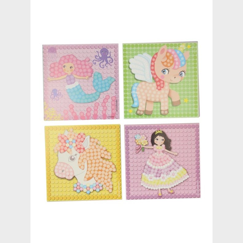 PlayMais Mosaic Cards Decorate Girls Set 24pcs.