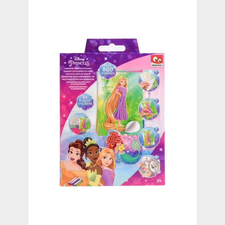 Canenco Disney Princess Diamond Painting Stickers Making