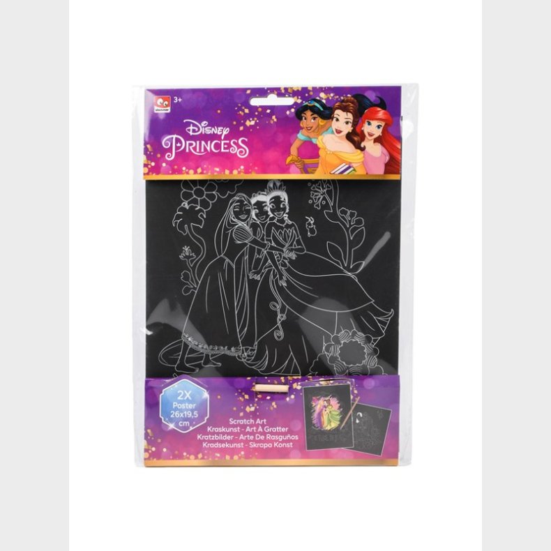 Canenco Disney Princess Scratch Art 2pcs.