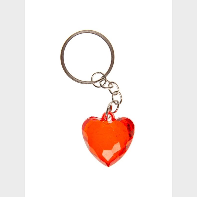 LG-Imports Keychain Heart Transparent