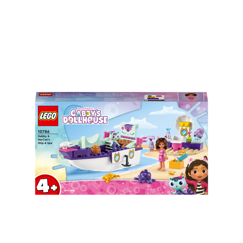 LEGO 10786 Gabbys Dukkehus - Gabby og Havkats skib og spa