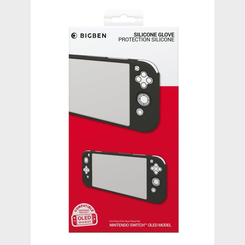 BigBen Interactive Silicon Case Black - Nintendo Switch OLED