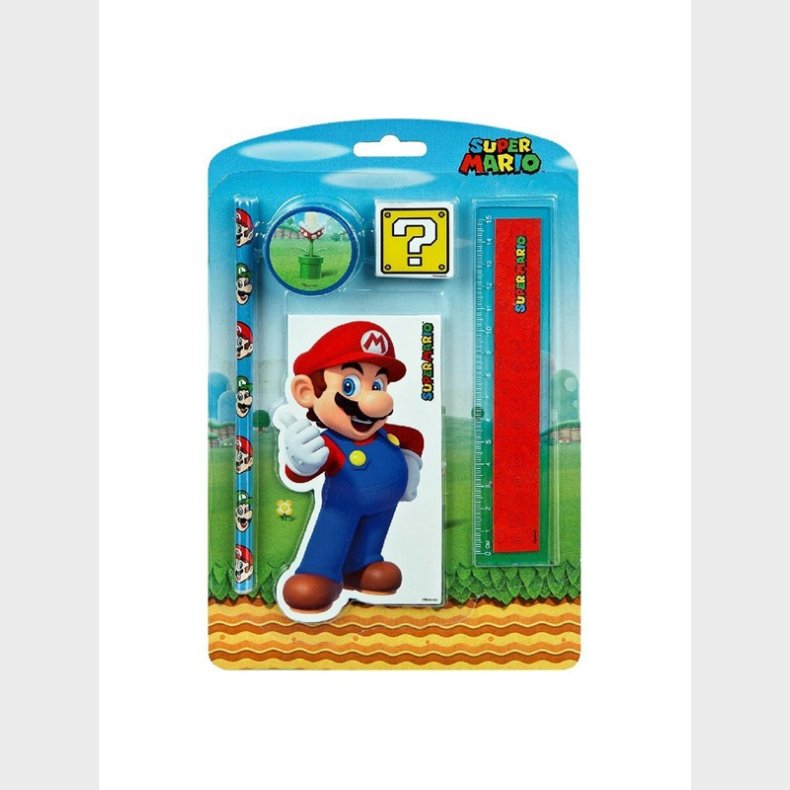 Kids Licensing Super Mario Stationery Set 5 pcs.