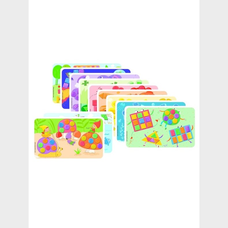 PlayMais Cards Decorating Shapes &amp; Colors 24st.