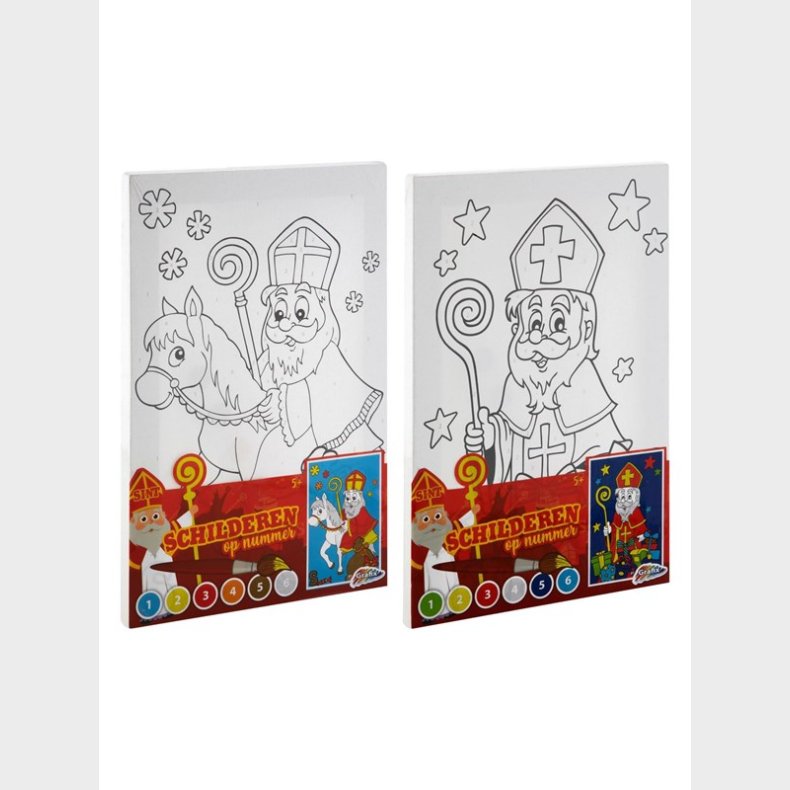 Grafix Sinterklaas Canvas Painting By Numbers