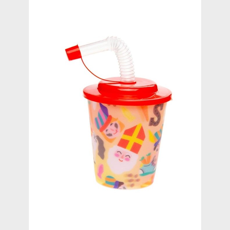 LG-Imports Cup with Lid and Straw Sinterklaas