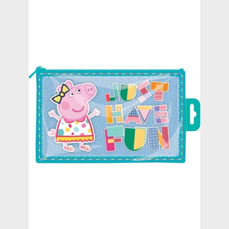 Euromic Peppa Pig fladt pvc penalhus