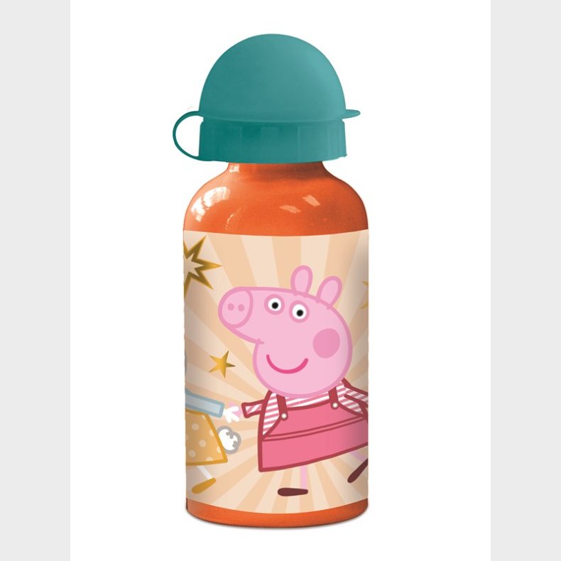 Euromic Peppa Pig vandflaske, alu 400 ml