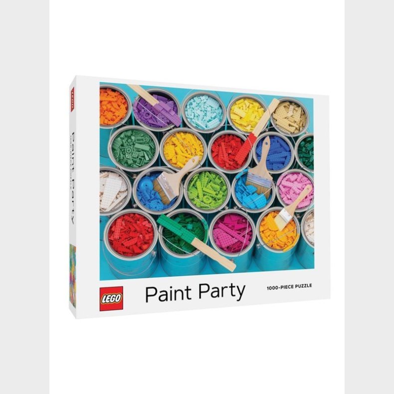 Euromic Lego paint party puslespil, 1000 brikker