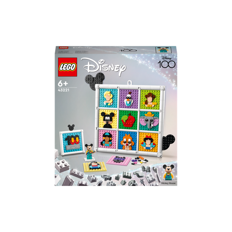 LEGO Disney 43221 100 r med Disney-ikoner